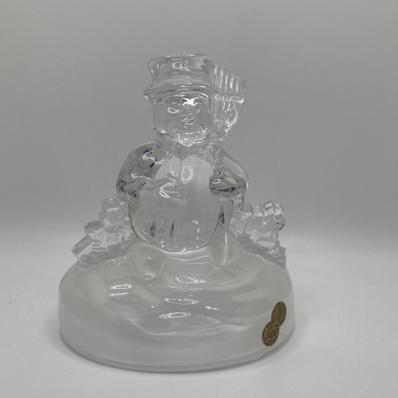 Christal d’Arques France Other - Vintage Crystal Snowman Figurine – Christal d’Arques France, 1980s